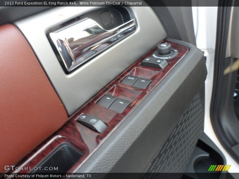 White Platinum Tri-Coat / Chaparral 2012 Ford Expedition EL King Ranch 4x4