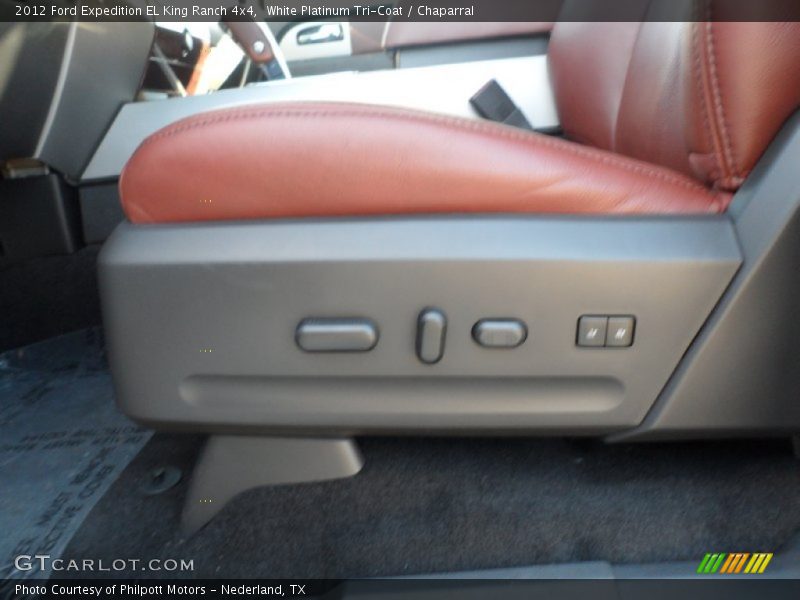 White Platinum Tri-Coat / Chaparral 2012 Ford Expedition EL King Ranch 4x4