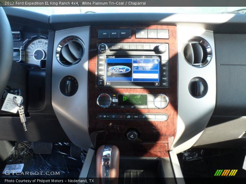White Platinum Tri-Coat / Chaparral 2012 Ford Expedition EL King Ranch 4x4