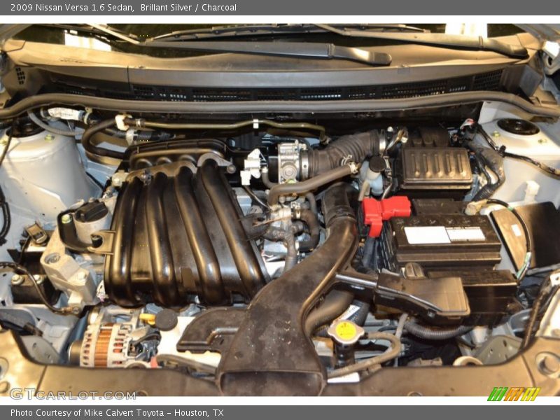 Brillant Silver / Charcoal 2009 Nissan Versa 1.6 Sedan