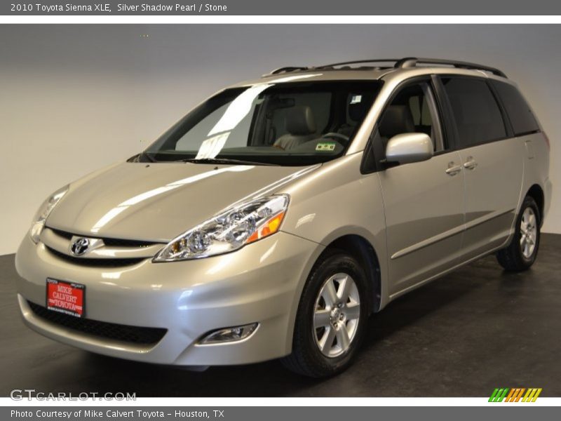 Silver Shadow Pearl / Stone 2010 Toyota Sienna XLE