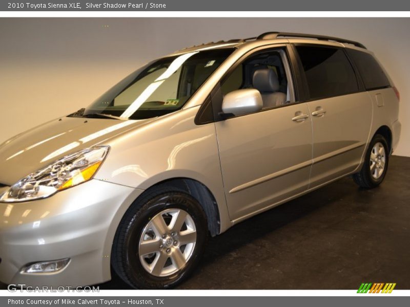 Silver Shadow Pearl / Stone 2010 Toyota Sienna XLE