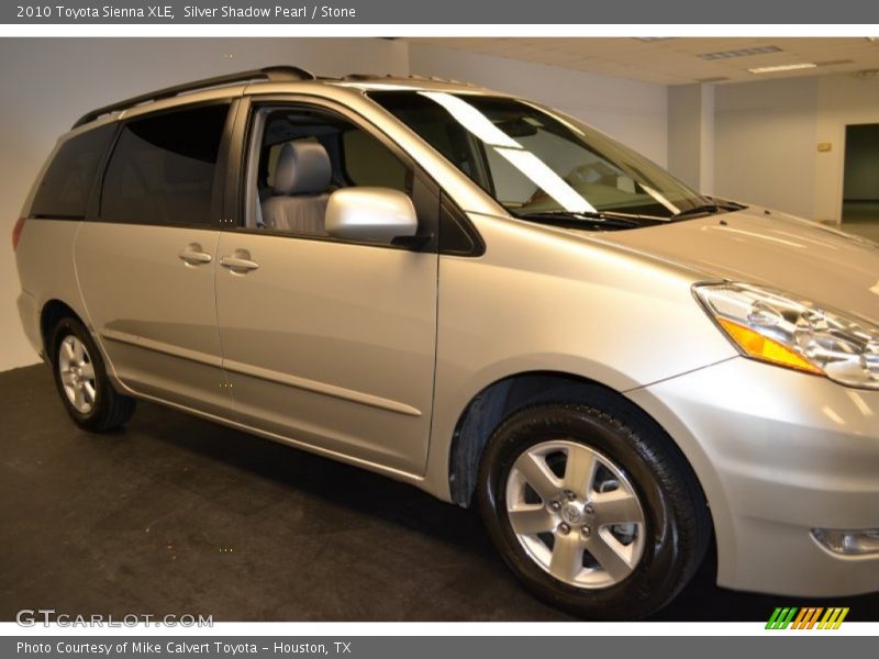 Silver Shadow Pearl / Stone 2010 Toyota Sienna XLE