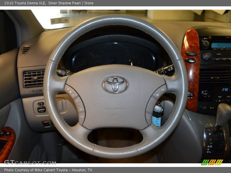 Silver Shadow Pearl / Stone 2010 Toyota Sienna XLE