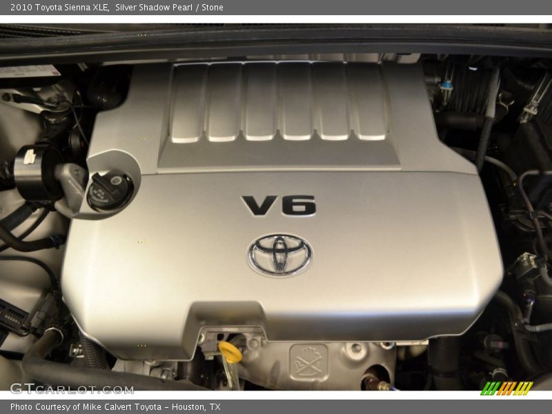 Silver Shadow Pearl / Stone 2010 Toyota Sienna XLE