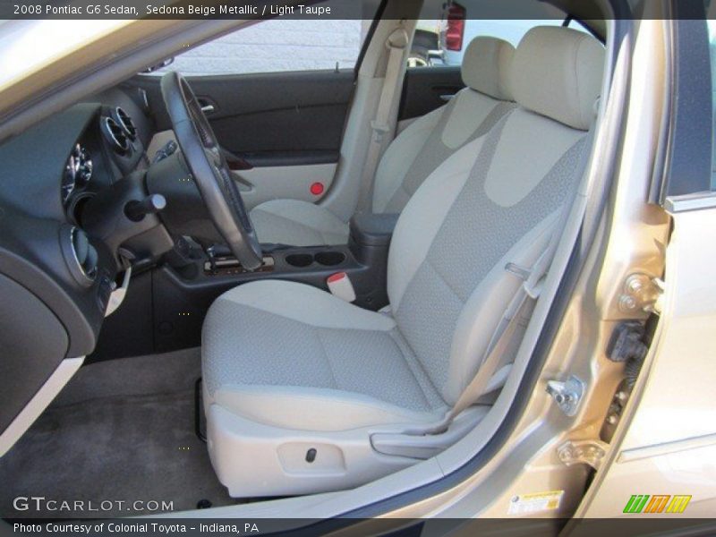 Sedona Beige Metallic / Light Taupe 2008 Pontiac G6 Sedan