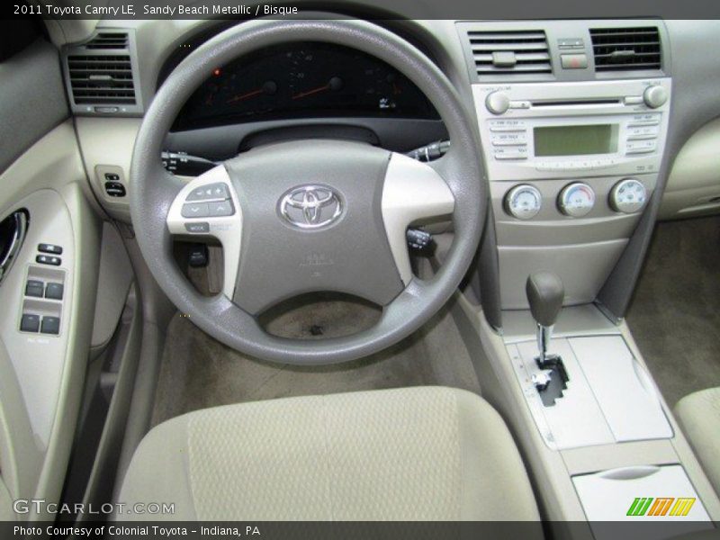Sandy Beach Metallic / Bisque 2011 Toyota Camry LE