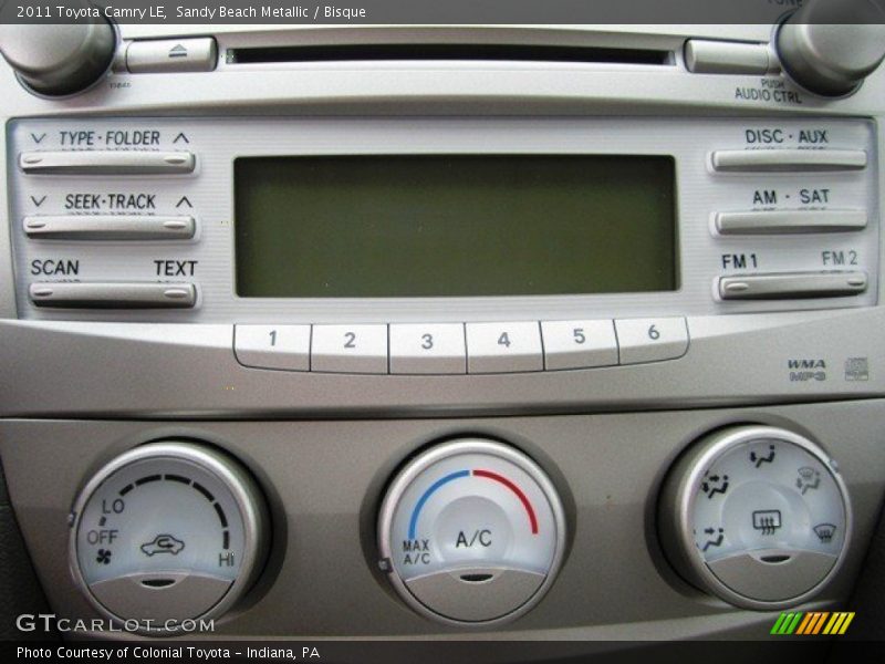Sandy Beach Metallic / Bisque 2011 Toyota Camry LE
