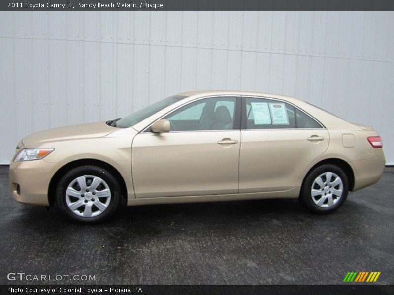 Sandy Beach Metallic / Bisque 2011 Toyota Camry LE