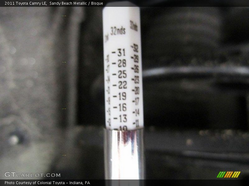 Sandy Beach Metallic / Bisque 2011 Toyota Camry LE