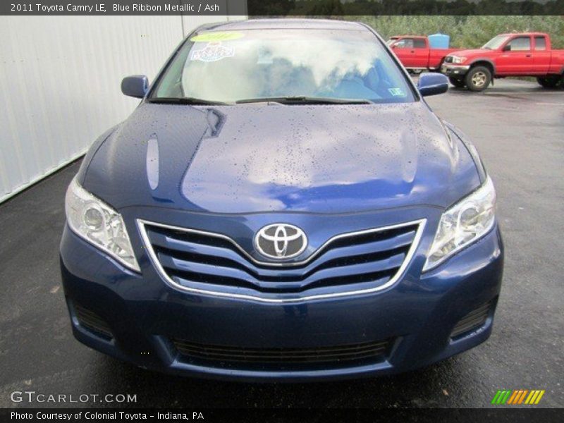 Blue Ribbon Metallic / Ash 2011 Toyota Camry LE