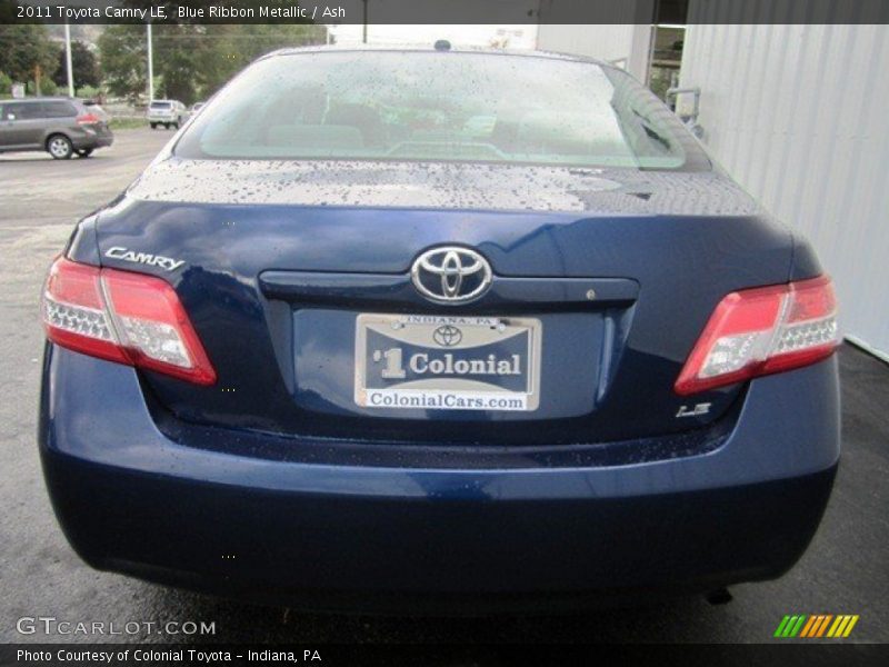 Blue Ribbon Metallic / Ash 2011 Toyota Camry LE