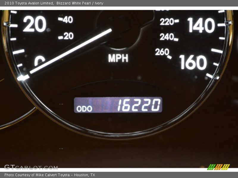 Blizzard White Pearl / Ivory 2010 Toyota Avalon Limited