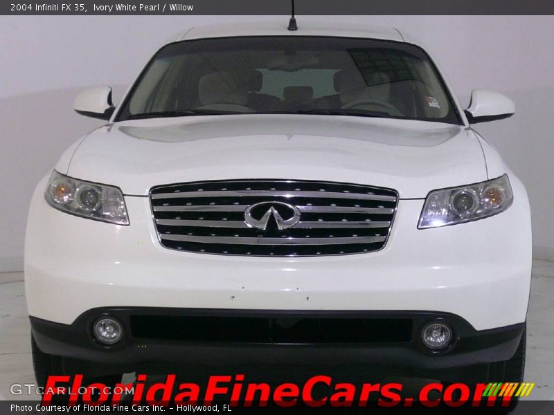 Ivory White Pearl / Willow 2004 Infiniti FX 35
