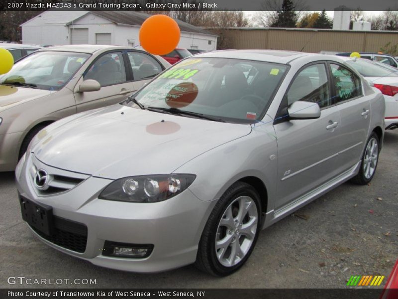 Galaxy Gray Mica / Black 2007 Mazda MAZDA3 s Grand Touring Sedan