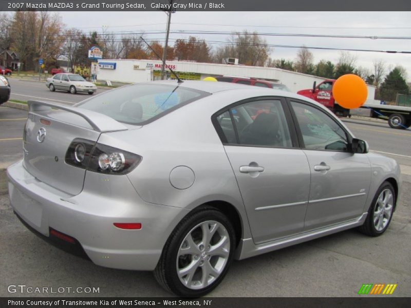 Galaxy Gray Mica / Black 2007 Mazda MAZDA3 s Grand Touring Sedan