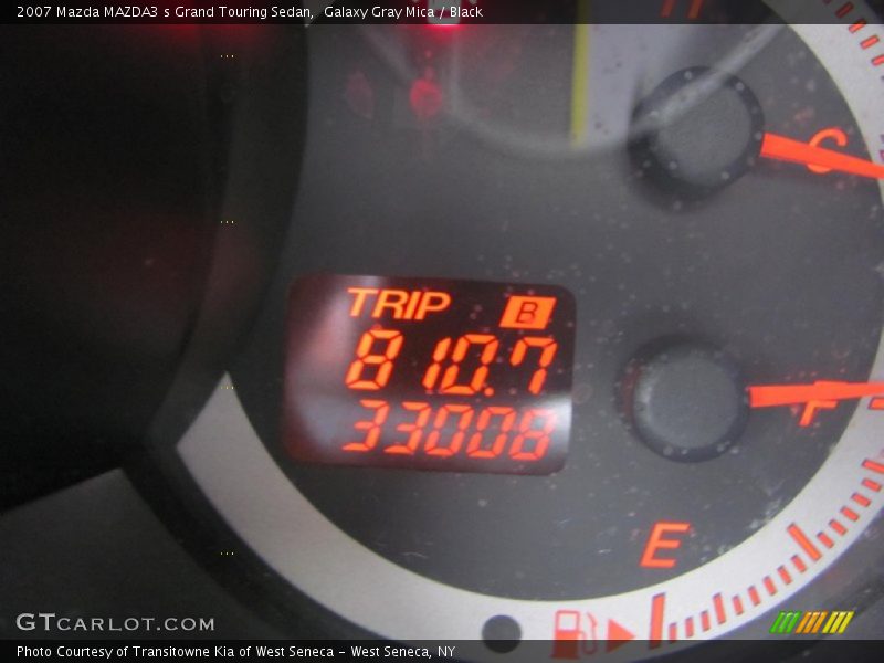 Galaxy Gray Mica / Black 2007 Mazda MAZDA3 s Grand Touring Sedan