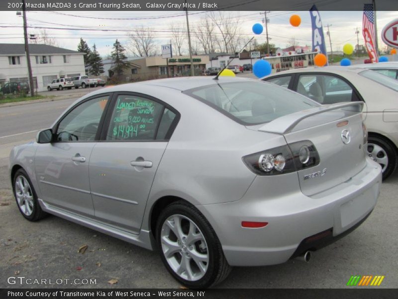 Galaxy Gray Mica / Black 2007 Mazda MAZDA3 s Grand Touring Sedan