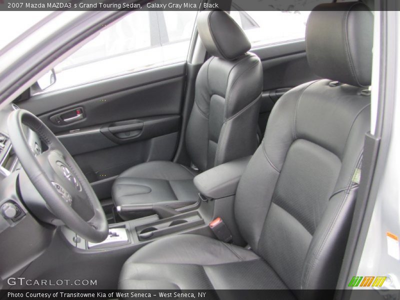 Galaxy Gray Mica / Black 2007 Mazda MAZDA3 s Grand Touring Sedan