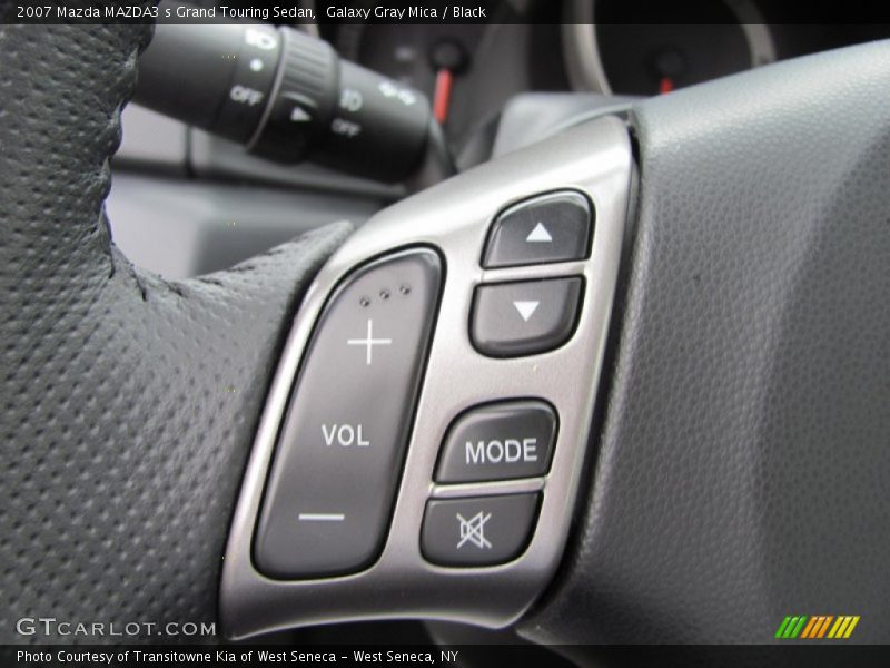 Galaxy Gray Mica / Black 2007 Mazda MAZDA3 s Grand Touring Sedan
