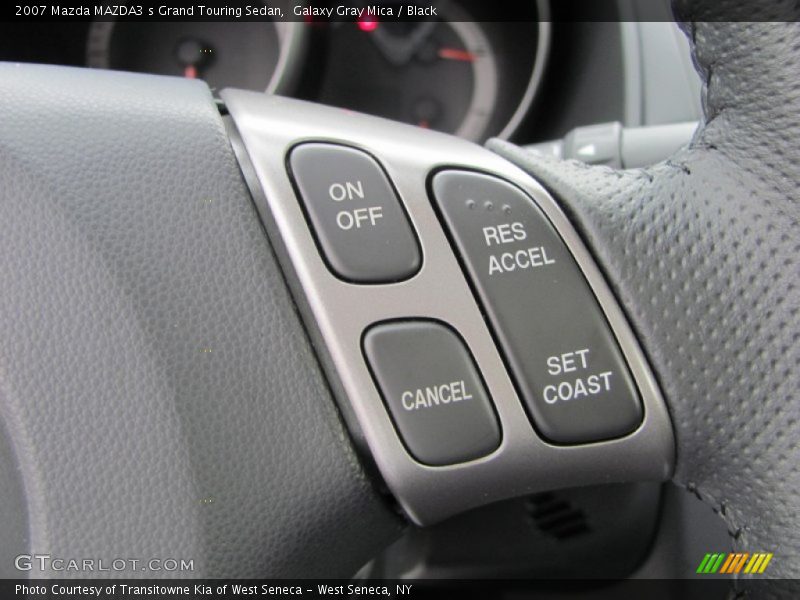 Galaxy Gray Mica / Black 2007 Mazda MAZDA3 s Grand Touring Sedan