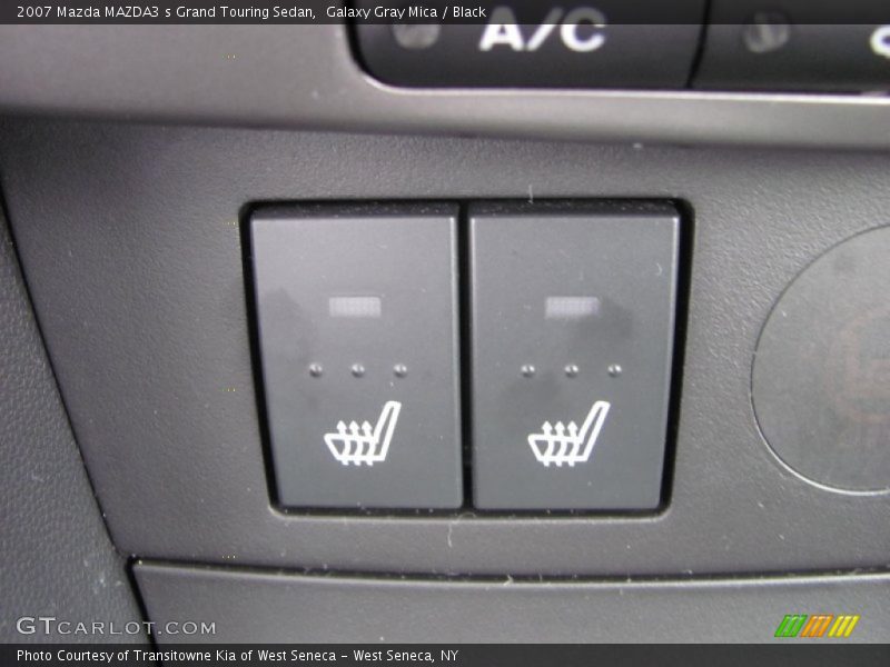 Galaxy Gray Mica / Black 2007 Mazda MAZDA3 s Grand Touring Sedan