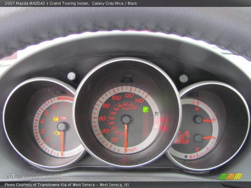 Galaxy Gray Mica / Black 2007 Mazda MAZDA3 s Grand Touring Sedan