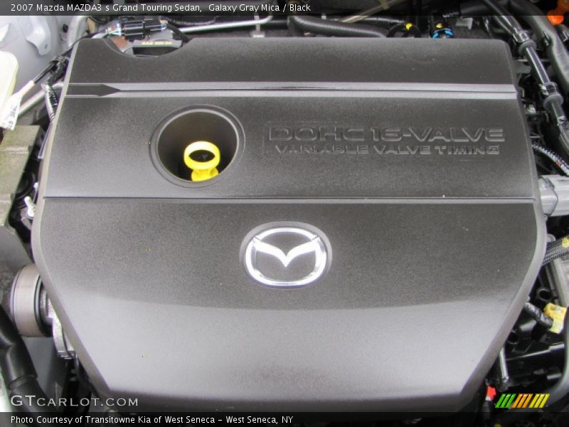 Galaxy Gray Mica / Black 2007 Mazda MAZDA3 s Grand Touring Sedan