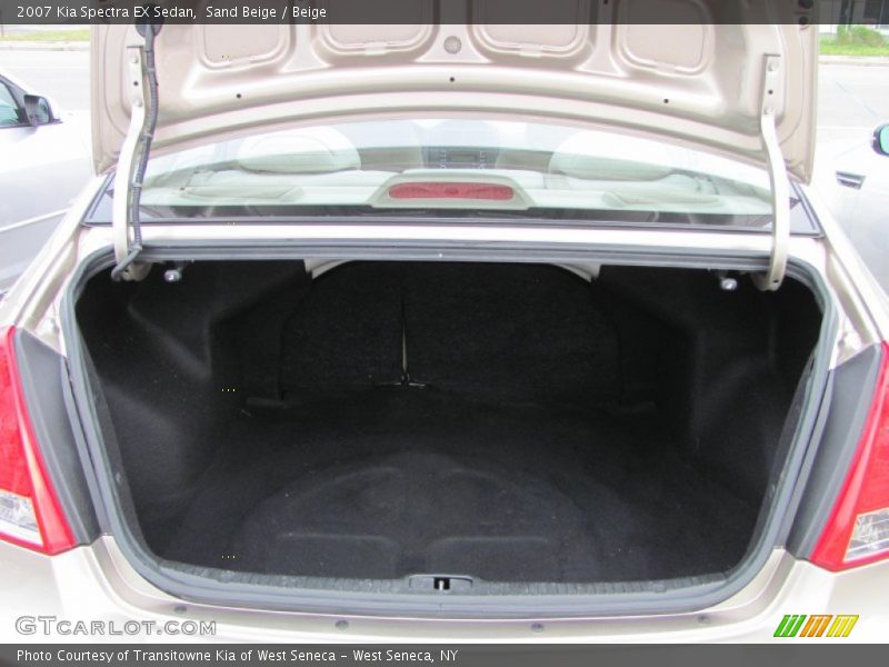 Sand Beige / Beige 2007 Kia Spectra EX Sedan