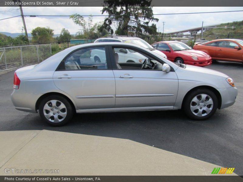 Silver / Gray 2008 Kia Spectra EX Sedan