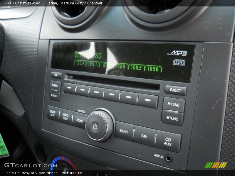 Medium Gray / Charcoal 2010 Chevrolet Aveo LT Sedan