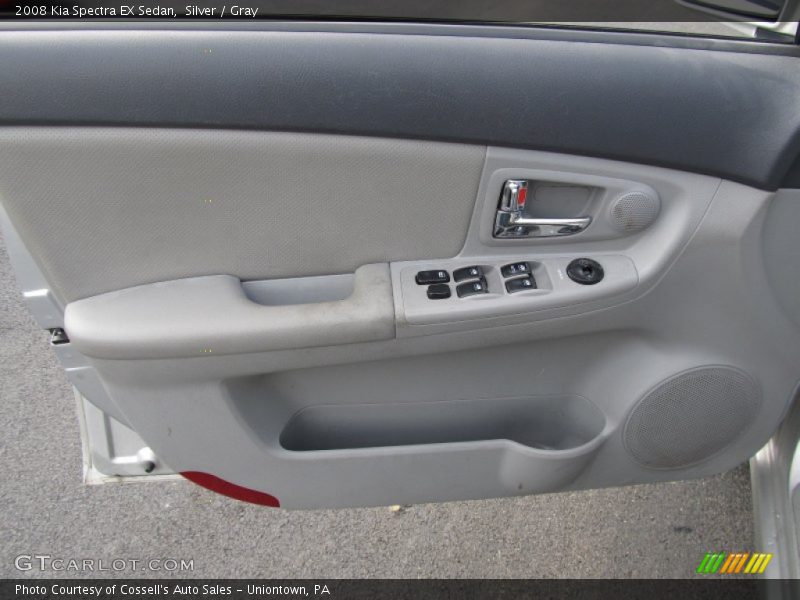 Silver / Gray 2008 Kia Spectra EX Sedan