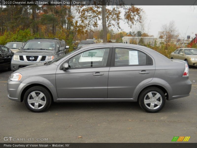 Medium Gray / Charcoal 2010 Chevrolet Aveo LT Sedan