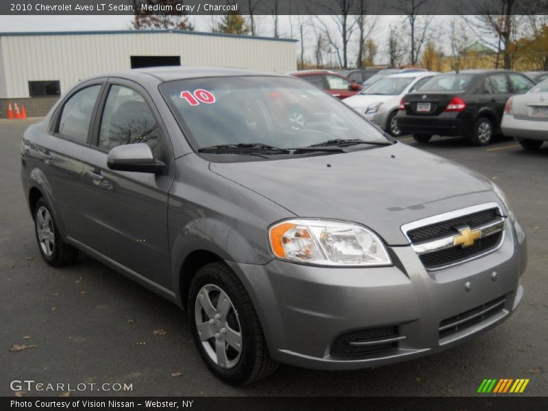 Medium Gray / Charcoal 2010 Chevrolet Aveo LT Sedan