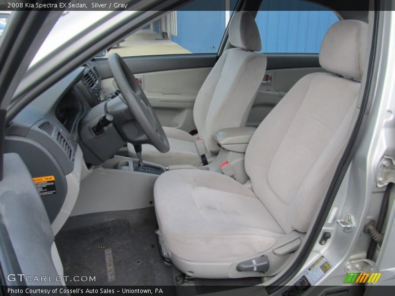 Silver / Gray 2008 Kia Spectra EX Sedan