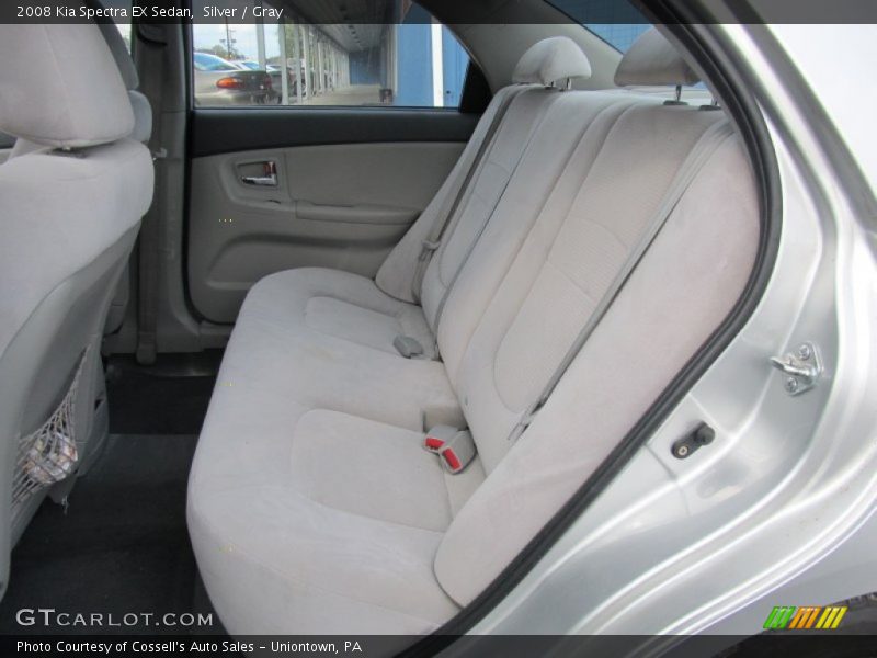 Silver / Gray 2008 Kia Spectra EX Sedan