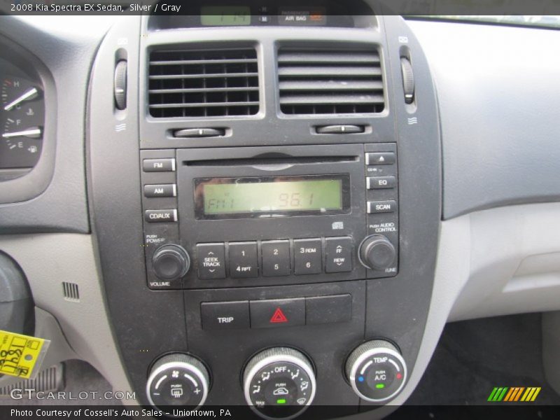 Silver / Gray 2008 Kia Spectra EX Sedan