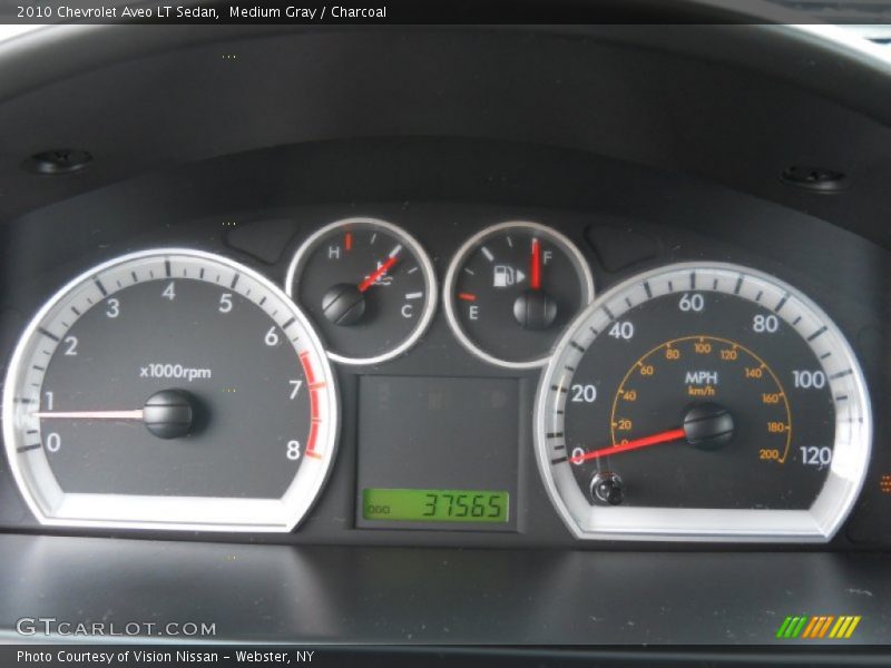 Medium Gray / Charcoal 2010 Chevrolet Aveo LT Sedan