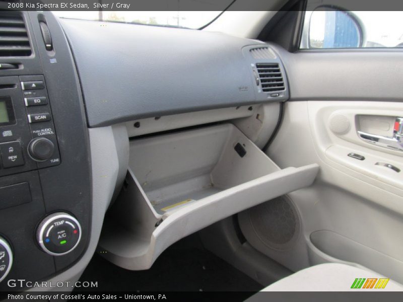 Silver / Gray 2008 Kia Spectra EX Sedan