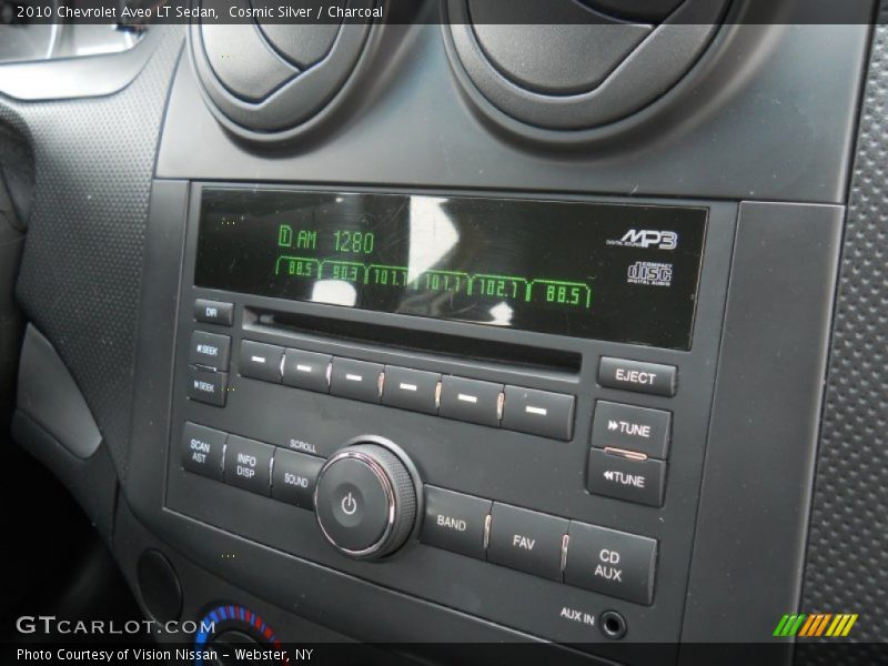Cosmic Silver / Charcoal 2010 Chevrolet Aveo LT Sedan