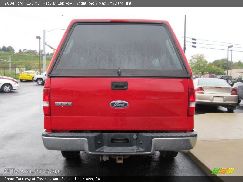 Bright Red / Medium/Dark Flint 2004 Ford F150 XLT Regular Cab 4x4
