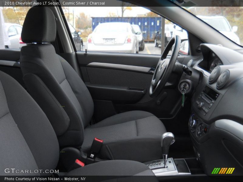 Cosmic Silver / Charcoal 2010 Chevrolet Aveo LT Sedan