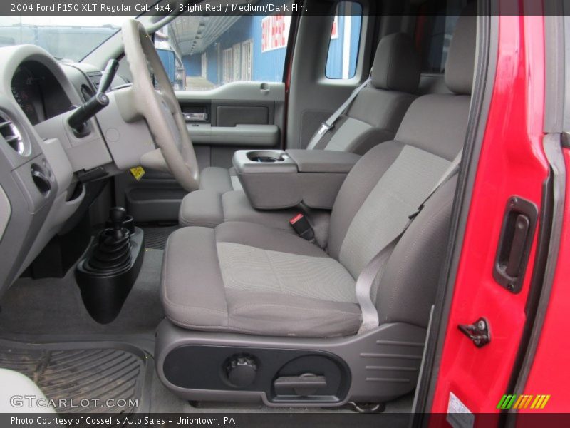  2004 F150 XLT Regular Cab 4x4 Medium/Dark Flint Interior