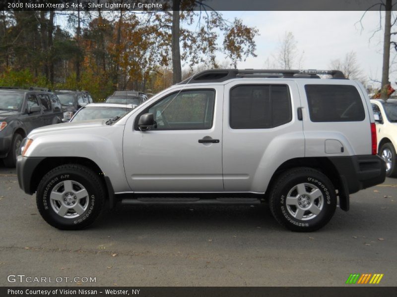 Silver Lightning / Graphite 2008 Nissan Xterra S 4x4