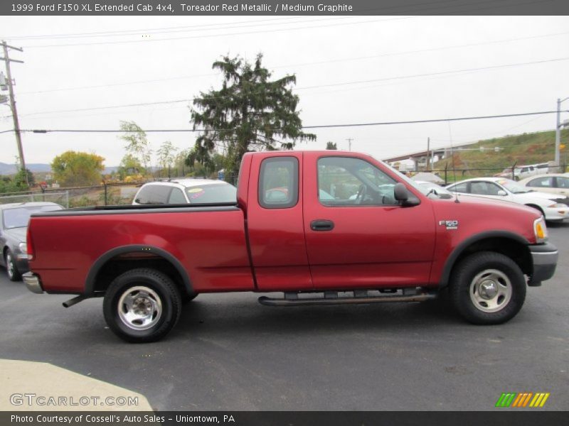  1999 F150 XL Extended Cab 4x4 Toreador Red Metallic