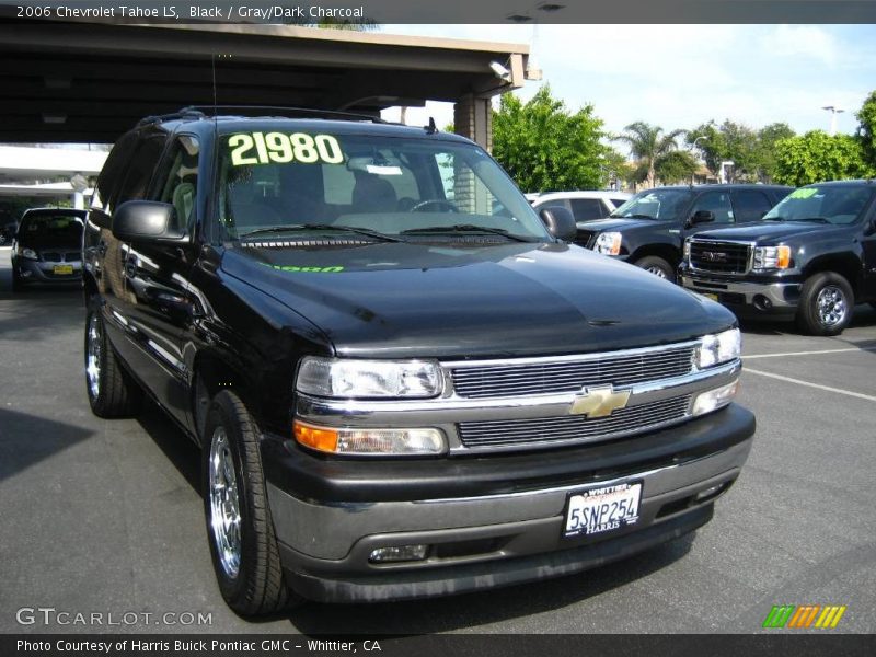 Black / Gray/Dark Charcoal 2006 Chevrolet Tahoe LS