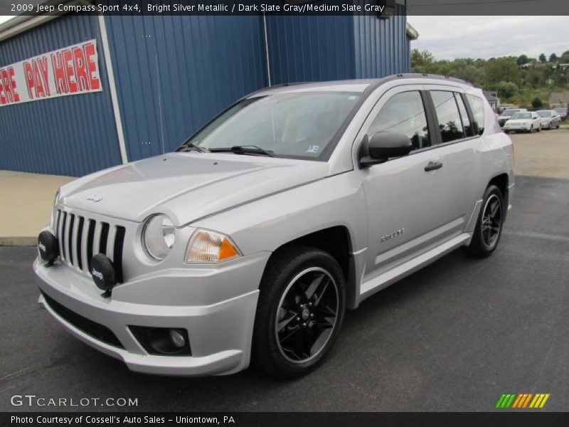 Bright Silver Metallic / Dark Slate Gray/Medium Slate Gray 2009 Jeep Compass Sport 4x4