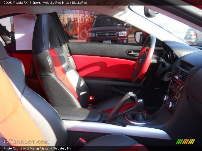 Velocity Red Mica / Black/Red 2008 Mazda RX-8 Sport