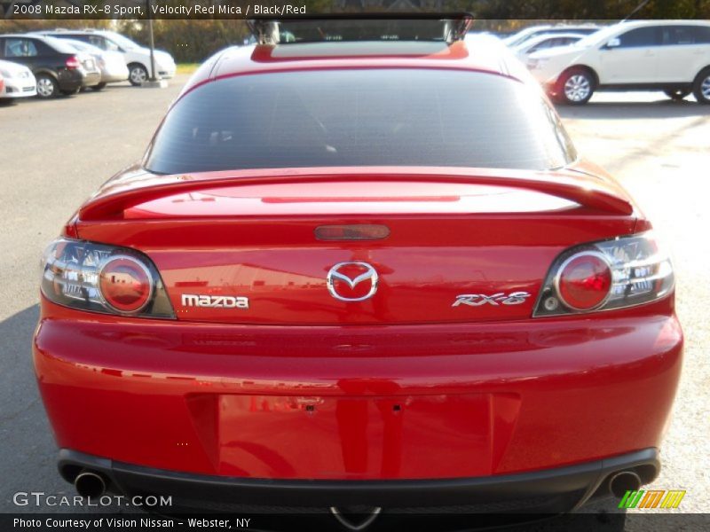 Velocity Red Mica / Black/Red 2008 Mazda RX-8 Sport