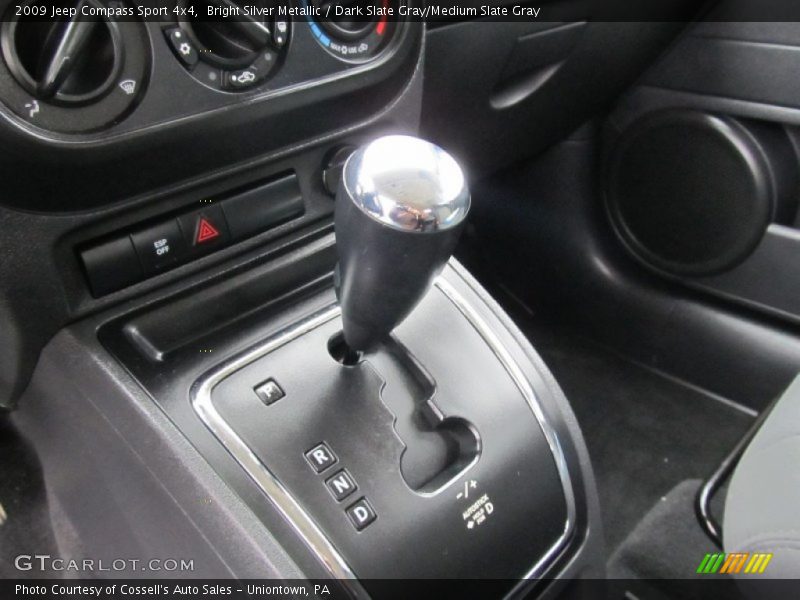 Bright Silver Metallic / Dark Slate Gray/Medium Slate Gray 2009 Jeep Compass Sport 4x4